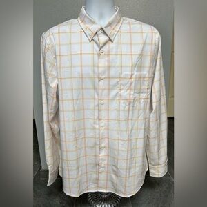 14TH & Union Trim Fit‎ Plaid Long Sleeve Button Up Shirt